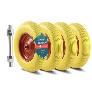 Roda pentru carucior VOUNOT 4.804.00-8, Pannensicher, Galben, 210 kg