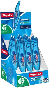Rola corectoare Tipp-Ex Exact Liner, 6 m x 5 mm, 10 bucati, reciclat