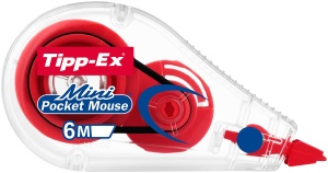 Rola corectoare Tipp-Ex Mini Pocket Mouse, 6m x 5mm, 3 bucati, culoare variata - Img 3