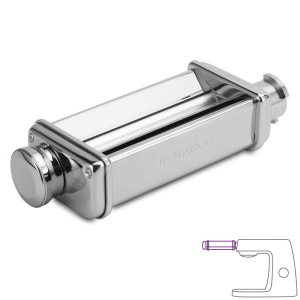 Rola de lasagna Kenwood KAX980ME, accesoriu pentru robot de bucatarie, argintiu