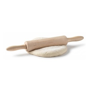 Rola de Teig Zenker din Buchenholz, 23 cm, Ergonomica, Bej