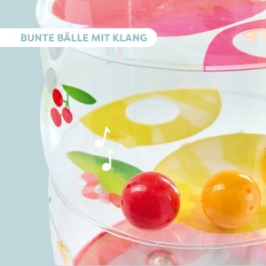Rola pentru bebelusi HABA Konfetti Jucarie interactiva cu bile colorate - Img 4