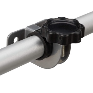 Rola pentru furtun de gradina Relaxdays, inox si aluminiu, 30,5x45x36,5 cm, argintie - Img 9