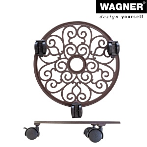 Rola pentru plante WAGNER ANTIK 29 cm, Gusseisen, Capacitate 50 kg - Img 6