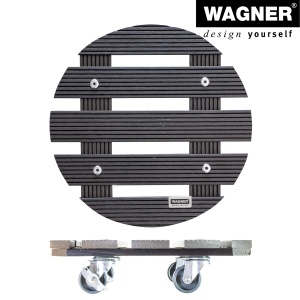 Rola pentru plante WAGNER WPC 29 x 7,5 cm, capacitate 100 kg, gri - Img 5
