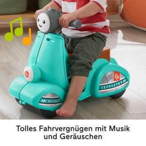 Roller muzical Fisher-Price pentru copii, 3 niveluri de invatare, multi-lingv - Img 6
