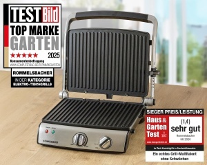 ROMMELSBACHER Kontaktgrill KG 2020 - aplicatii variabile reglabil continuu reglare a inaltimii de 5 ori acoperire antiaderenta cu 2 straturi placi de  - Img 2