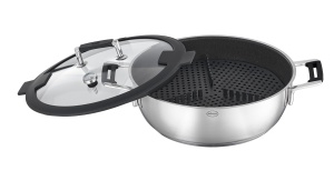 Rosle Silence Pro Dampfgarer 28cm Inox Termometru Integrat - Img 3