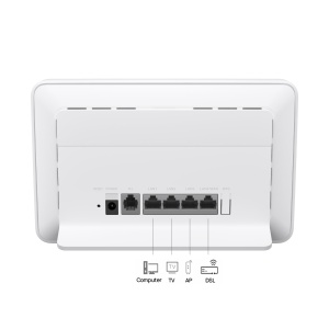 Router 4G HUAWEI CPE 5, Wi-Fi 6, 400 Mbps, Alb - Img 4