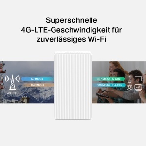 Router 4G LTE Mercusys MB130-4G, Dual Band AC1200, viteza 150 Mbits - Img 5