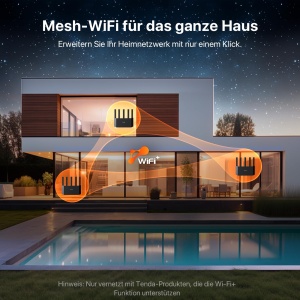 Router Wi-Fi 7 Tenda RE6L Pro, Dual-Band 5011 Mbps, 5 Antene - Img 9