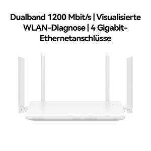 Router Wi-Fi HUAWEI AX1, Dual-Band, 1,2 Gbits, 4 porturi Gigabit Ethernet - Img 2
