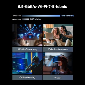 Router Wi-Fi TP-Link Archer BE400, Dual-Band 6,5 Gbits, 22,5G-Porturi - Img 3