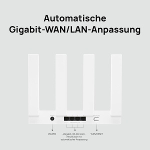 Router WiFi HUAWEI AX3 New, Wi-Fi 6, 3000 Mbits, alb - Img 7