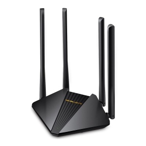Router Wireless Mercusys MR30G Gigabit Ethernet Dual-Band Negru - Img 2