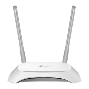Router WLAN TP-Link TL-WR840N, 300 Mbits, 2 antene externe, albnegru