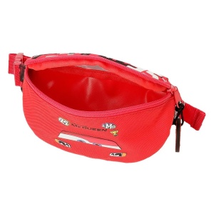 Rucsac cu curea Joumma Disney Cars McQueen, rosu, 27x11x6.5 cm, polyester - Img 3