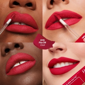 Ruj lichid mat Revlon ColorStay Limitless, 11 Fire Off, 100 vegan, ultra rezistent - Img 2