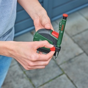 Ruleta de masura Bosch 5m cu cleste creion si marker adanc, Auto-Lock - Img 3