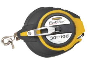 Ruleta Stanley Fat Max STA034132, 30 m, cu maner din cauciuc