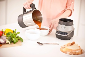 Russell Hobbs Multicooker [2in1: Aragaz pentru supa si blender] Aparat de supa (blender complet automat cu functie de gatit pentru supe si alimente pentru copii, smoothie, 8 programe, 1.75l) Aparat de supa 21480-56 - Img 9