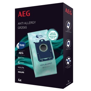 Sac aspirator AEG GR206S Anti-Allergy Filtrare Avansata Set 4 Bucati - Img 2