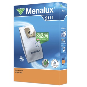 Sac aspirator Menalux 2111 Synthetik Duraflow Compatibil Moulinex Rowenta Set 4 Bucati