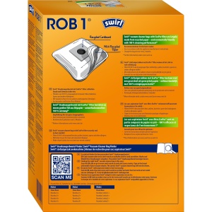 Sac de aspirator Swirl ROB 1 pentru iRobot Roomba i1, i3, i4, i5, i7, j5, j7, j8, s9 - 4 bucati - Img 2