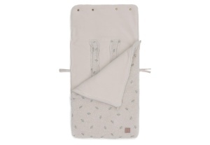 Sac de dormit pentru bebelusi Jollein Teddy Lovely, 0, cu fermoar, pentru carucior si scaun auto - Img 2