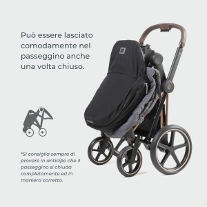 Sac de dormit universal Nuvita Moovo 9658 Junior, pentru carucior, culoare pistachie, -10 C - Img 3