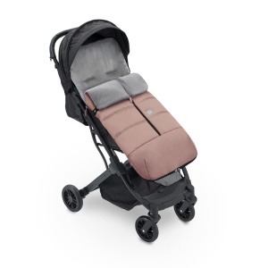 Sac de iarna universal Interbaby pentru carucior, roz, material antialergic - Img 7