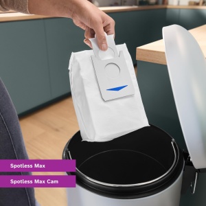 Sac de praf Bosch pentru aspirator Spotless Max si Spotless Max Cam, 3L, 3 bucati - Img 5
