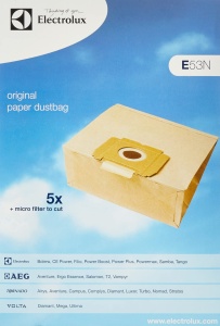 Sac de praf Electrolux E 53N pentru aspiratoare Bolero, PowerPlus, PowerMax, 5 bucati