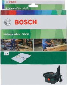 Sacose pentru Aspirator Bosch AdvancedVac 18V-8, 4 bucati, rezistente - Img 2