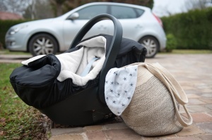Saculet auto BEABA pentru scaune grupa 0 impermeabil TOG 6 negru - Img 4