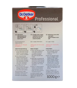 Sahnesteif Dr. Oetker Profesional, 1 kg, pentru frisca stabila - Img 3