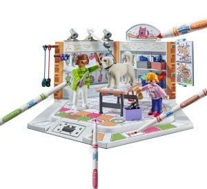 Salon de frizerie pentru caini PLAYMOBIL Color 71514, 61 piese, creativitate nelimitata - Img 6