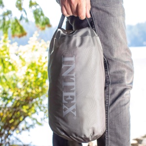 Saltea de camping Intex Twin Dura-Beam Premaire cu USB 150, dimensiune umflata: 99 cm x 1,91 m x 22 cm (64011) - Img 4