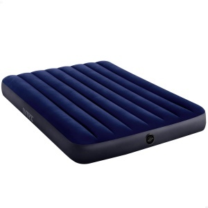 Saltea gonflabila Intex 64758 137x191x25 cm pentru interior si exterior suprafata catifelata