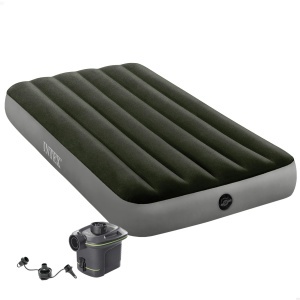 Saltea gonflabila Intex Prestige Downy cu pompa electrica, 136 kg