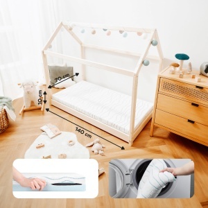 Saltea pentru copii Babymoov CosyLite 70x140cm - 10cm grosime, suport ergonomic - Img 6