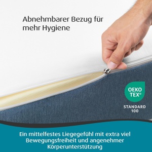 Saltea TEMPUR Ease 90 x 200 cm, inaltime 18 cm, confort mediu - Img 5