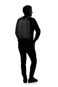 Samsonite Securipak - Rucsac de calatorie extensibil 15.6 inches, 45 cm, 25.5/30 L, negru (otel negru) - Img 4