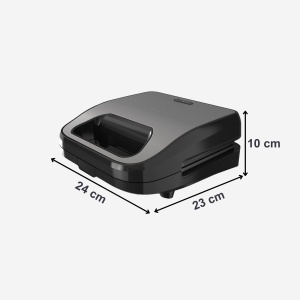 Sandwich Maker BlackDecker BXSA754E, 750W, 3-in-1, Placi Detasabile - Img 8
