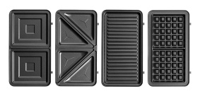 Sandwich Maker CONCEPT Hausgerate SV3070, 900 W, 4 in 1, Negru - Img 6