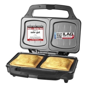 Sandwich Maker Emerio ST-109562.17, 900W, forma XXL, usor de curatat - Img 1