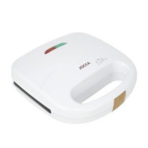 Sandwich maker Jocca Nature Line 750W alb finisaj bambus placi antiaderente