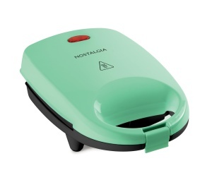 Sandwich Maker Nostalgia MyMini, Antiaderent, Mint, Compact - Img 1