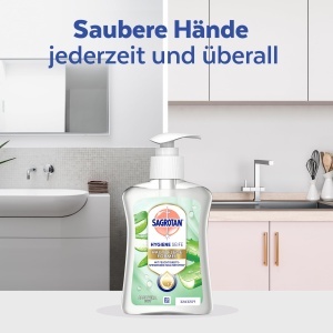 Sapun lichid Sagrotan Aloe Vera 250 ml - Hidratant si antibacterian - Img 4