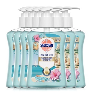 Sapun lichid Sagrotan Summer Limited Edition 250ml Sardinia Dreams, 6 x 250ml
